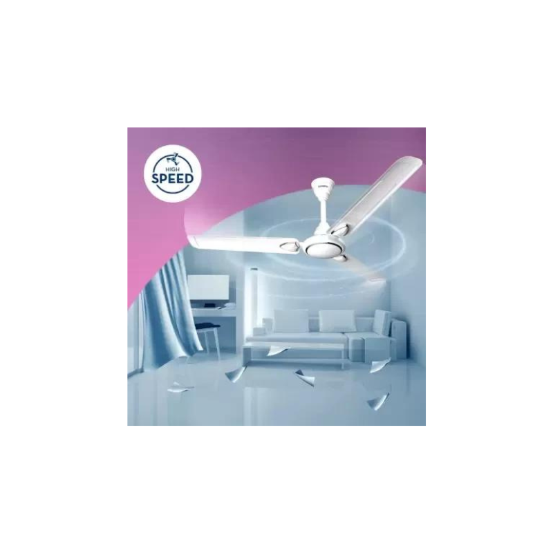 Crompton SUREBREEZE HILLBRIZ DECO (1 Star) 1 Star 1200 mm 3 Blade Ceiling Fan 1 Star) 1 Star 1200 mm 3 Blade Ceiling Fan