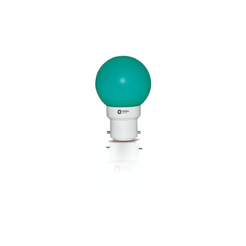 Orient Electric Polycarbonate Deco Shine Led Bulb 0.5W, (Green )