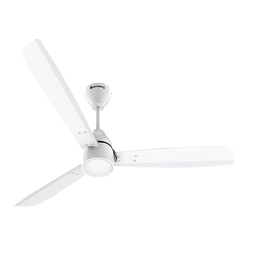 Atomberg Renesa Alpha 1200mm BLDC Motor 5 Star Rated Sleek Ceiling Fans Compatible with Regulators | Without Remote Control | Upto 65% Energy Saving and High Air Delivery Fan | 2+1 Year Warranty (Whit