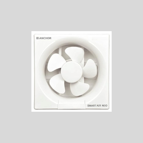 anchor by panasonic Smart Air Neo 250mm Exhaust Fan for Kitchen | Exhaust Fan for Bathroom (2 Yrs Warranty) (White, 13049WH)
