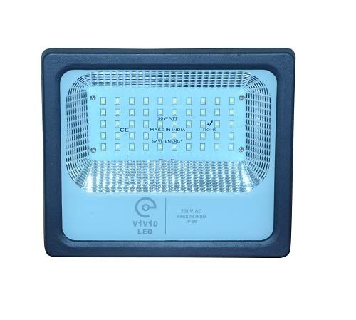 ViViD LED Waterproof Rectangular Flood Light (White, 100Watts)