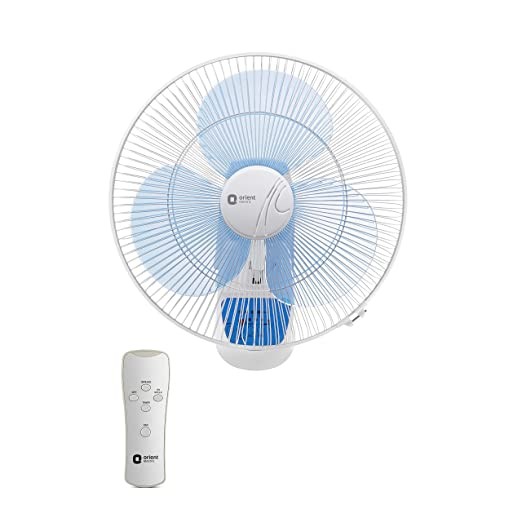Orient Electric Wall-49 Wall-mounted fan | High-Performance Wall fan | Remote, Touch Control Panel | Automatic Speed Control | Warranty (2 Years) | (Crystal White)