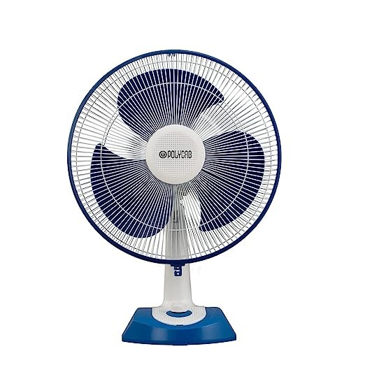 Polycab Aery 400 mm Table Fan (Sky Blue)