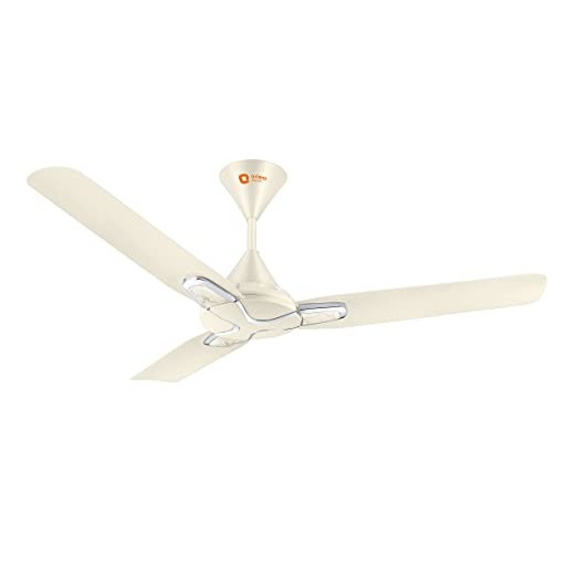 Orient Electric Jazz Trendz 1200mm Ceiling Fan | Decorative Ceiling Fan for Home with High-Air Delivery | Durable Copper Motor (Pearl Metallic White)