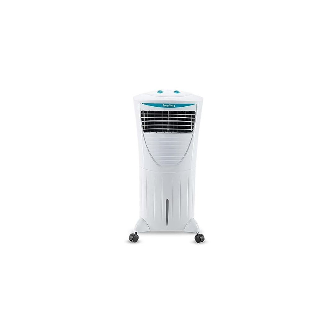 Symphony Hicool 45T Personal Air Cooler For Home with Honeycomb Pad, Powerful Blower, i-Pure Technology and Low Power Consumption (45L, White)