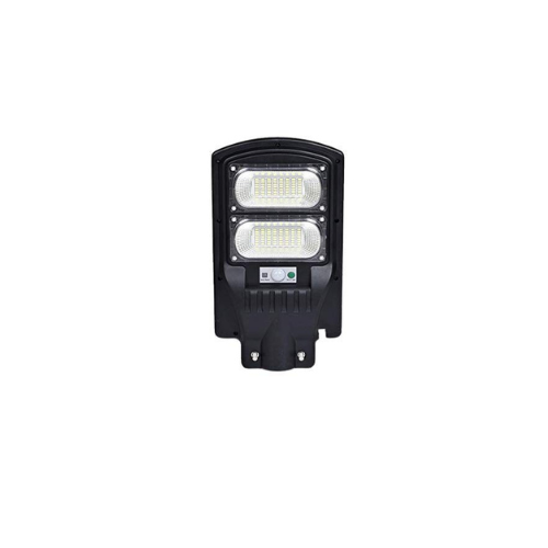 D'Mak Waterproof Solar Street Light with Integrated Solar Panel, 60-Watt LED Flood Light with Auto On/Off and Human Induction, IP65 Waterproof, Cool White ,Metal