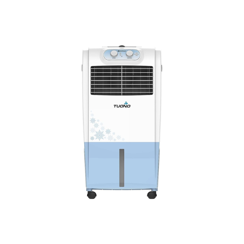 Havells Tuono 22 Litres Personal Air Cooler with Powerful Air-Delivery, Honeycomb Pad, Dust Filter Net, Ice Chamber Powerful Blower (22L, White & Blue)