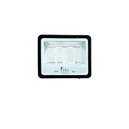 SATYAKRISHNA 200W White LED Flood Light 2 Years Warranty Aluminium Body Premium Quality IP65 IP66