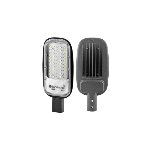 SunAnshul Plastic Classic Power Saving Outdoor LED Street Lights Waterproof Rustproof White Lights for Street Parking (Grey)