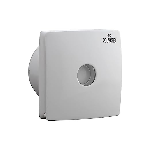 Polycab Airo Fresh 150mm High Speed Domestic Exhaust Fan with 2 years Warranty (Off-White)