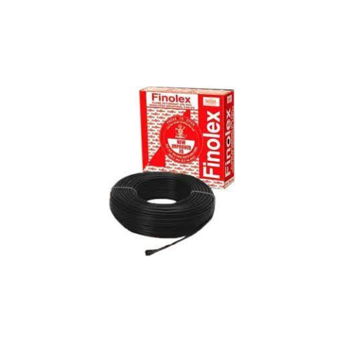 FINOLEX 6.0 Sq mm Wire- Black