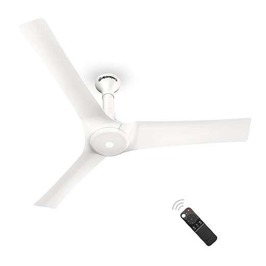 atomberg Aris 1200 mm BLDC Motor with Remote 3 Blade Ceiling Fan (Marble White)