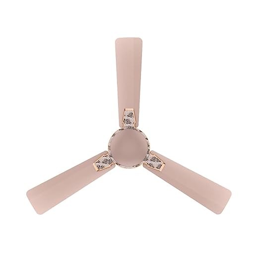 Crompton PREMION AURA2 DESIGNER 2D BROCADE DESIGN ANTIDUST1200 mm (48 inch) Ceiling Fan (Rose Gold) Star rated energy efficient fans