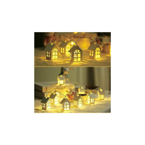 Lexton House Shaped String Light |Warm White | 16 LED Lights |for Home Decorations