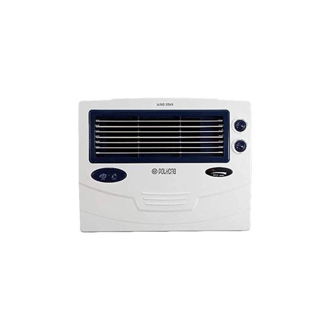 Polycab  ABS Body 48 Hrs Guarantee Service Airo-star High Speed 1300 RPM 40 L Turbo Blower Window Cooler (White)