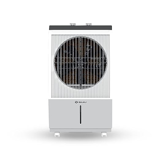 Bajaj DMH70 DESSERT AIR COOLER,70L, WITH TURBO FAN TECHNOLOGY, 70 FEET POWERFUL AIR THROW,White