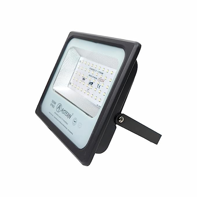 Astern 50W Flood Light Glass, Waterproof Outdoor led Lights with Low Consumption, White
