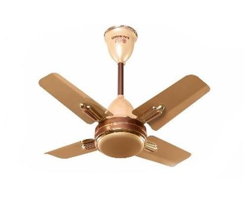 Orient Electric Quasar Ornamental 600 mm 24-inch 70-Watt Premium Ceiling Fan (Golden Chocolate)
