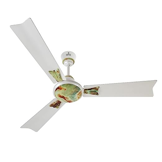 Polycab PUROCOAT FAN 4-IN-1 PROTECTION | WOODART PEARL WHITE MARBLE 1200MM (ANTI RUST ANTI DUST)