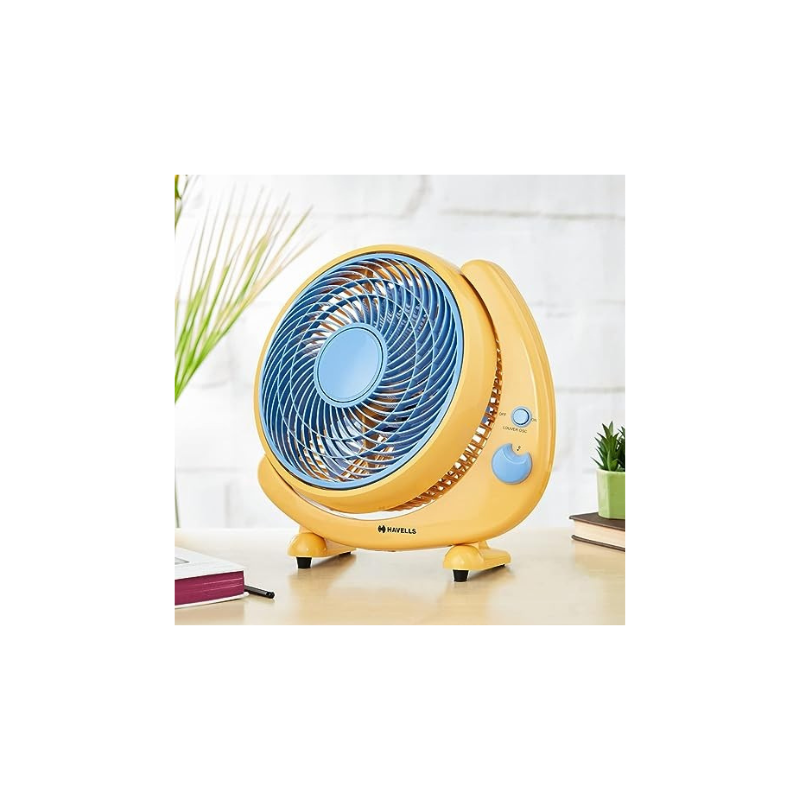 Havells Cresent 250mm Personal Fan (Yellow)