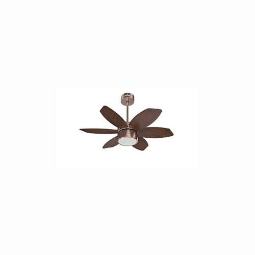 Polycab Superia SP03 Super Premium 800 mm Underlight Designer Ceiling Fan With Remote, Built-in 6 Colour LED Light and 2 years warranty (Antique Copper Rosewood)…