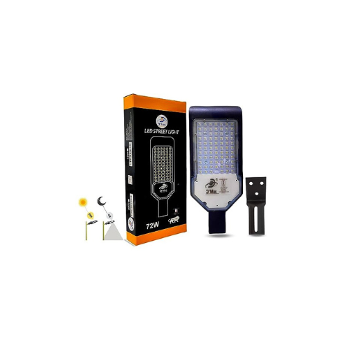 D'Mak Automatic Sensor System Led Street Light White Focus with Lens Waterproof IP65 for Outdoor Purposes (72W Lens LED Street Light