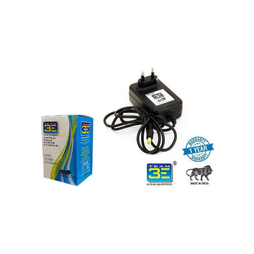 TEAM 3E AC DC 12 V 1 A Power Supply SMPS Transformer Converter Adapter for CCTV Camera WiFi Router Modem Nebulizer DTH incubator LED keyboard arduino Ro water purifier