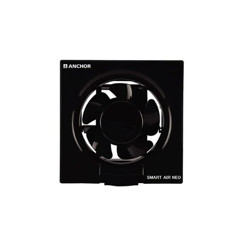 anchor by panasonic Smart Air Neo 250mm Exhaust Fan for Kitchen | Exhaust Fan for Bathroom (2 Yrs Warranty) (Black, 13049BK)
