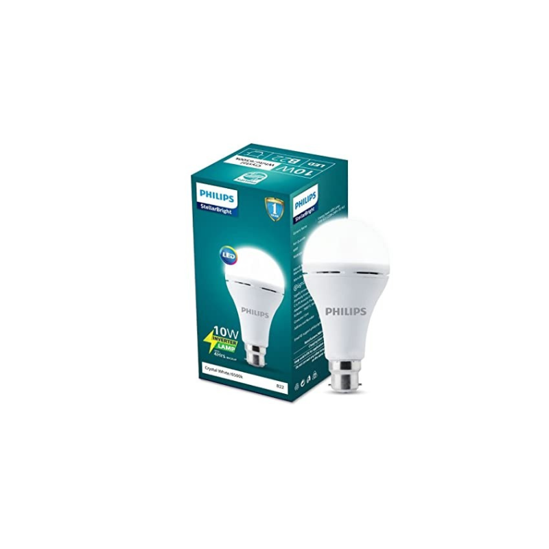 Philips 10W B22 LED Emergency Inverter Bulb ( Cool Day Light