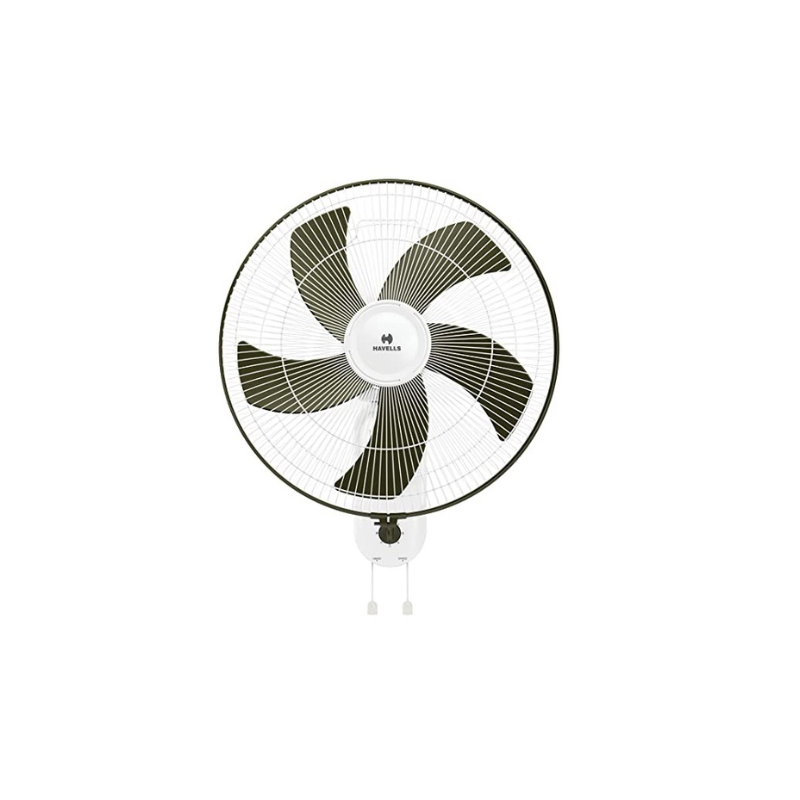 Havells Pentaforce 400mm Wall Fans (White Green)