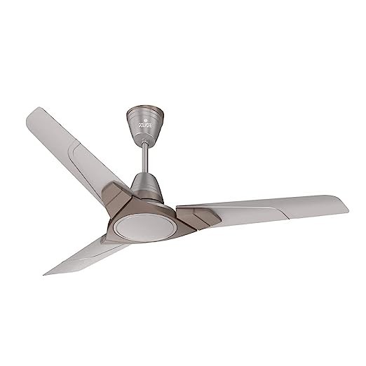 Polycab Aereo Purocoat Premium 1200 mm High Speed Ceiling Fan with 4-in-1 Protection - Anti Dust, Anti Rust, Anti fade, Anti Bacteria and 2 years warranty (Metallic Warm Grey)