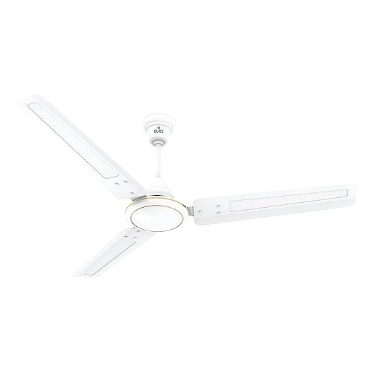 Polycab Nippy 1200 mm High Speed Ceiling Fan with Max Air Technology and 2 years warranty (Matt White)
