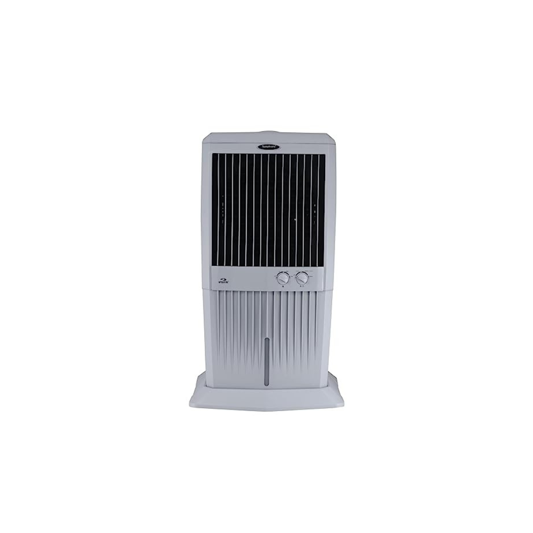 Symphony Storm 70 XL Desert Air Cooler For Home with Honeycomb Pads, Powerful Fan, i-Pure Technology and Low Power Consumption (70L, Grey)