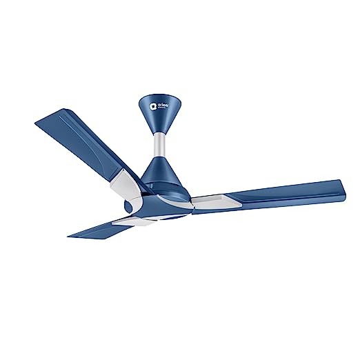 Orient Electric Wendy 1200mm Decorative Ceiling Fan | 16 Pole Strong Copper Motor (Azure Blue)